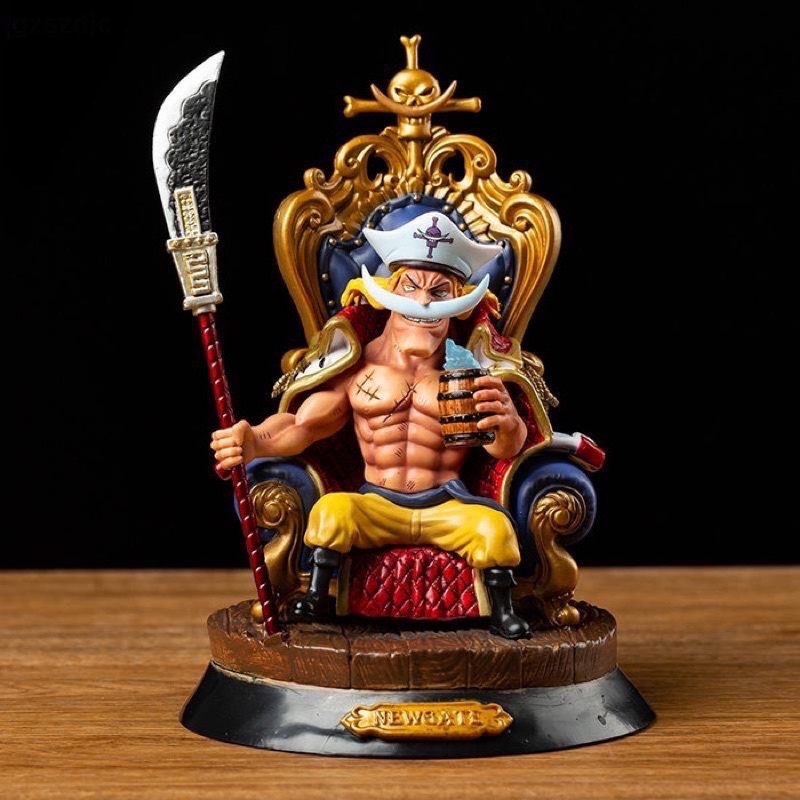Resin POP Whitebeard Shirohige Edward Newgate Throne Ver. One Piece Figure