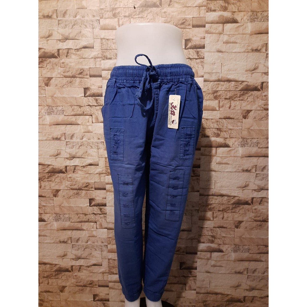 Celana Joger Jeans Wanita / Celana Levis Super Jumbo