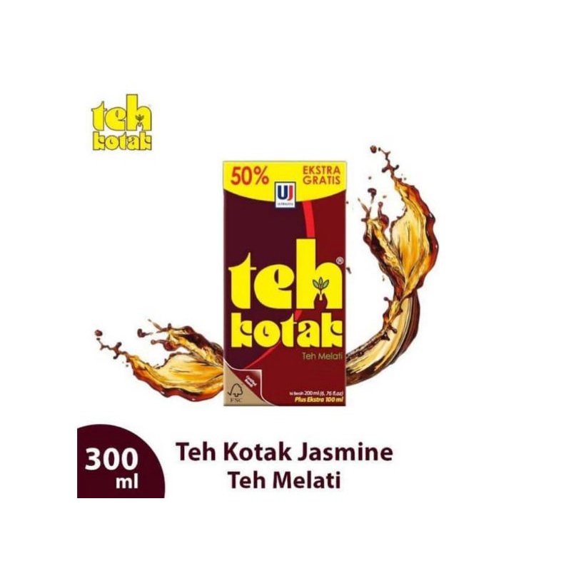 

Ultra teh kotak Jasmine 200 ml