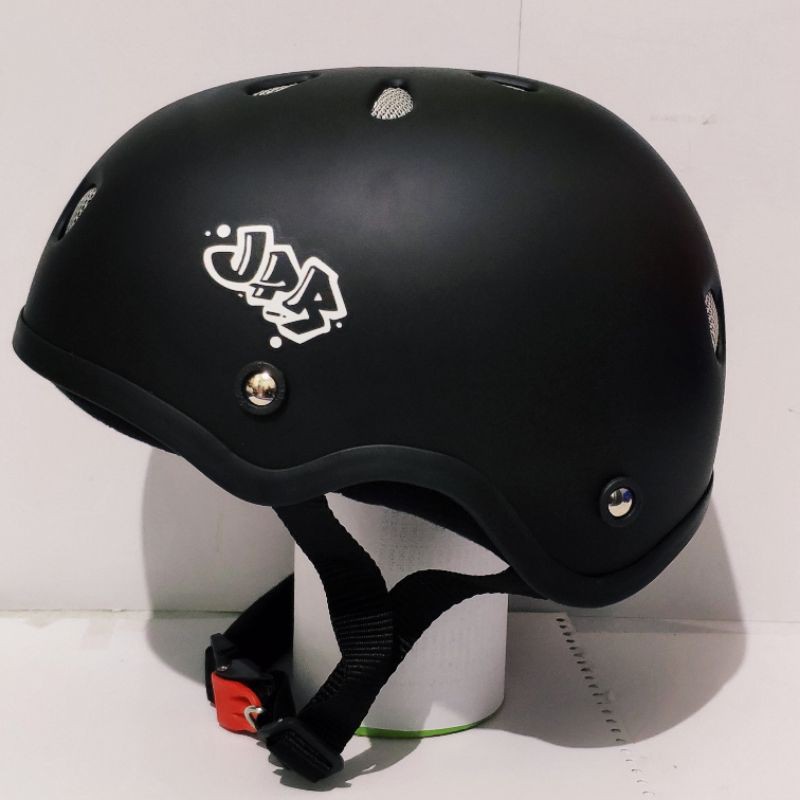 Helm Sepeda MTB SeLi Roadbike JPR bike Skate solid Black doff by JPX helmet