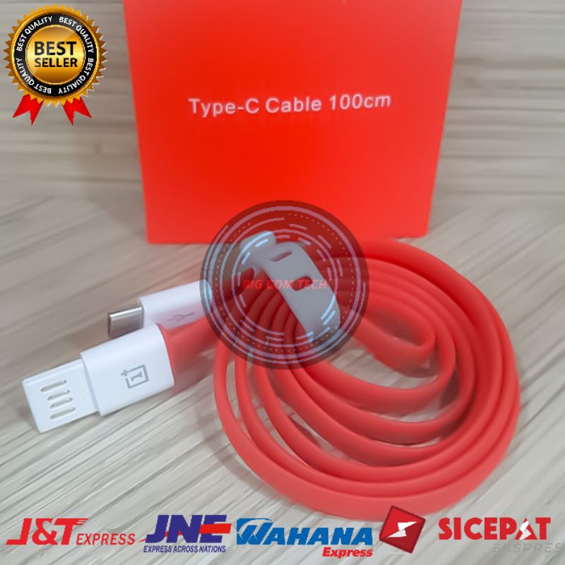 Kabel Data OnePlus 2 / 3 / 3T / 5 / 5T / 6 / 6T / 7T / 7 Pro / 7T Pro / 8 Pro / 8T / Nord N10 5G / Nord N100 Usb Type-C Warp Dash Charge Original