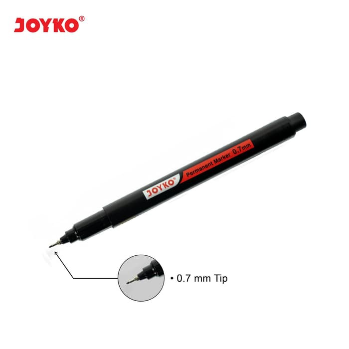 

Jual Permanent Marker Spidol Permanen Joyko PM 26 0 7 mm 1 BOX 12 PCS Berkualitas