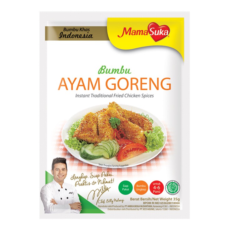 

MamaSuka Bumbu Ayam Goreng 35 gr
