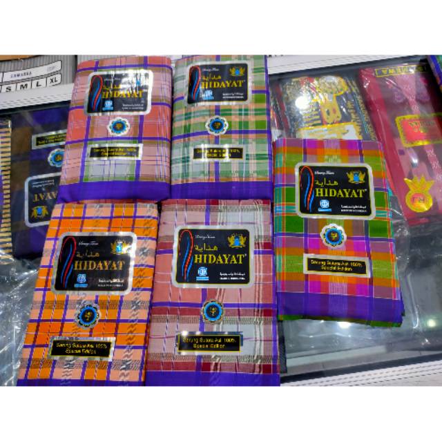 SARUNG HIDAYAT MOTIF KOTAK FULL SUTRA