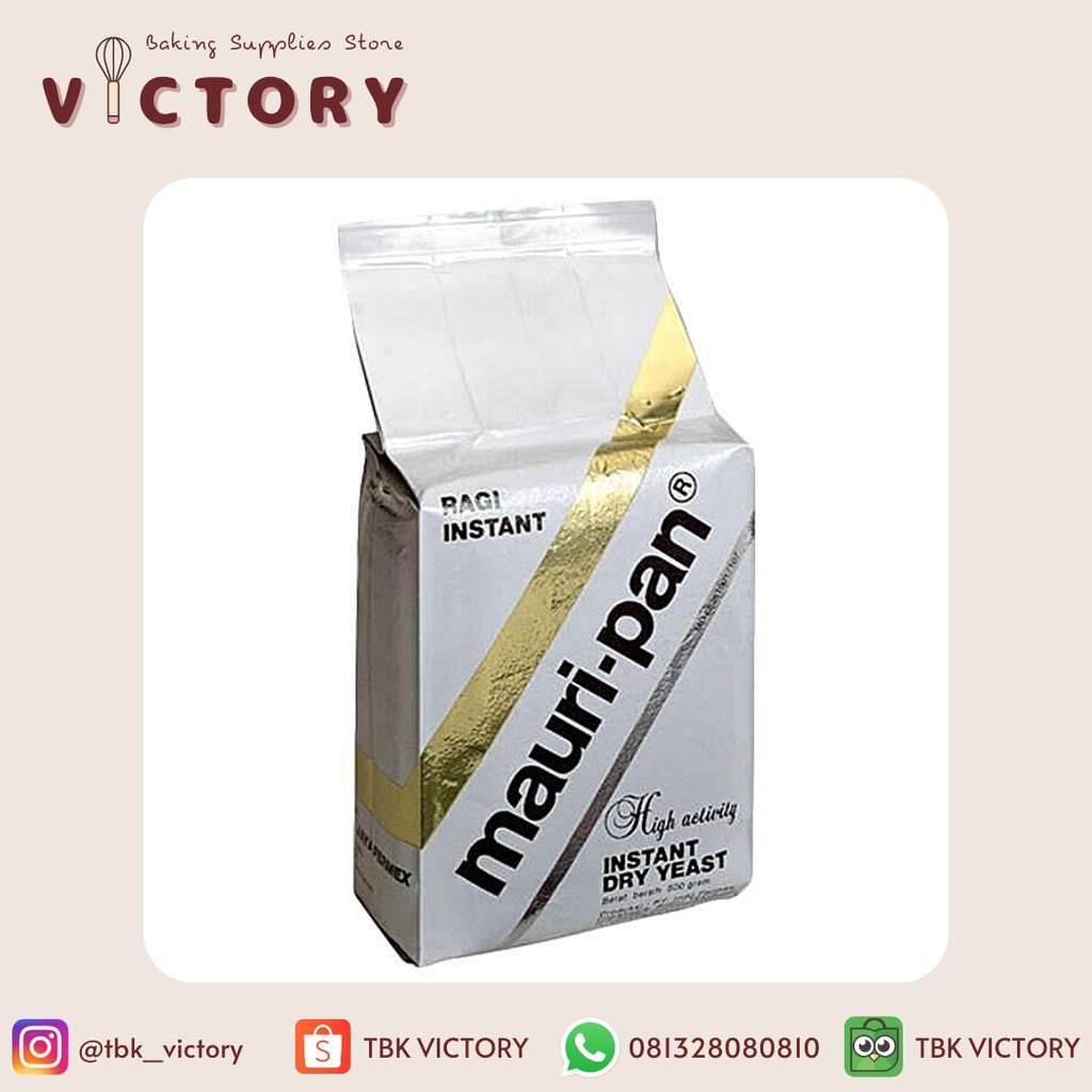 

Mauripan Instant Dry Yeast 500gr - Ragi kering instan