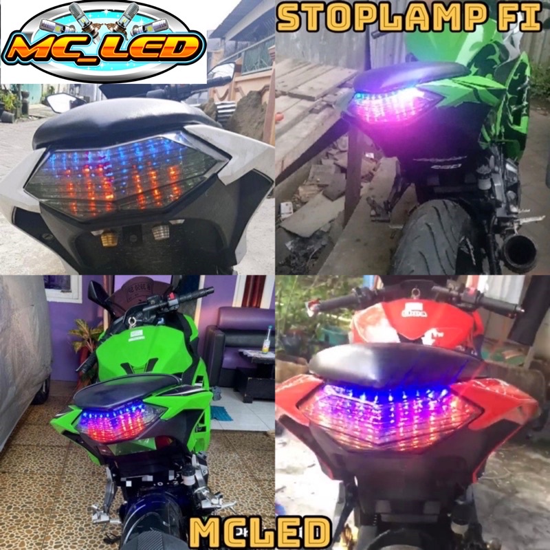 PROMO STOPLAMP / LAMPU STOP LED 3IN1 BELAKANG NINJA Z250 250FI 250 FI