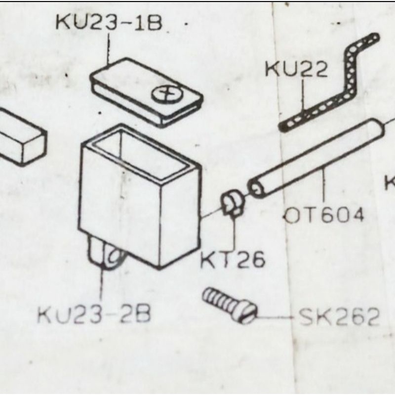 tempat minyak mesin obras F700