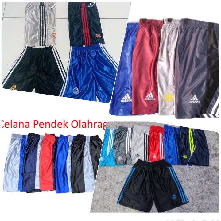 CELANA PENDEK BASKET MELAMIN BORDIR BOXER PRIA KOLOR PRIA