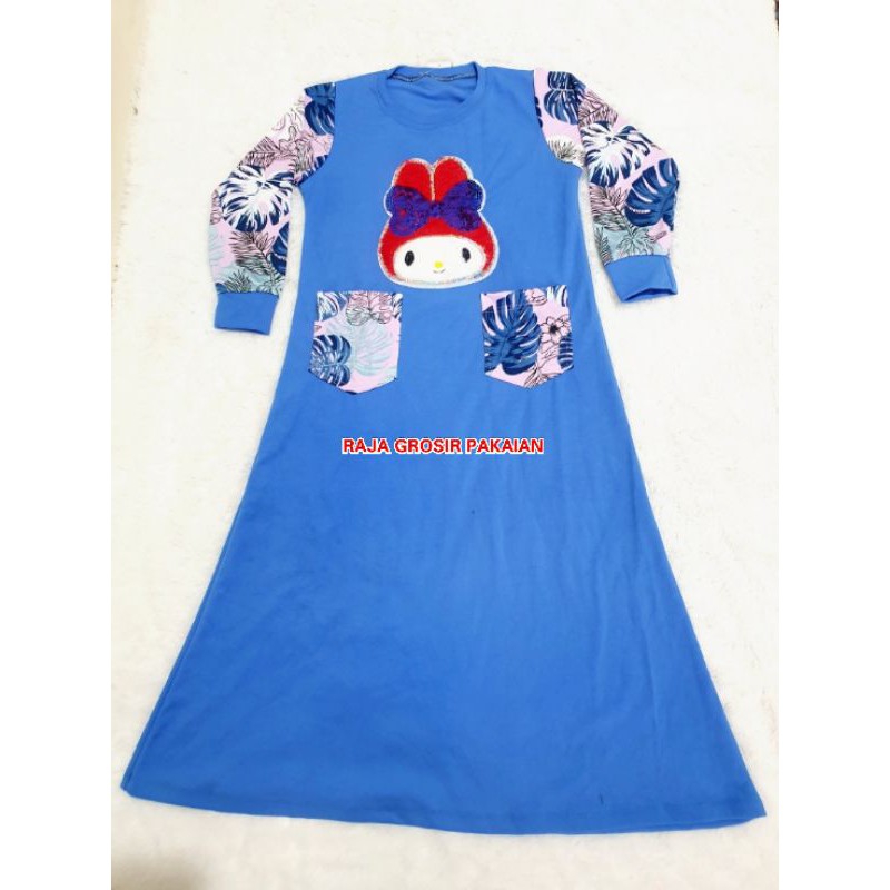 Baju Gamis Anak Variasi Boneka Estimasi 3-12 Thn