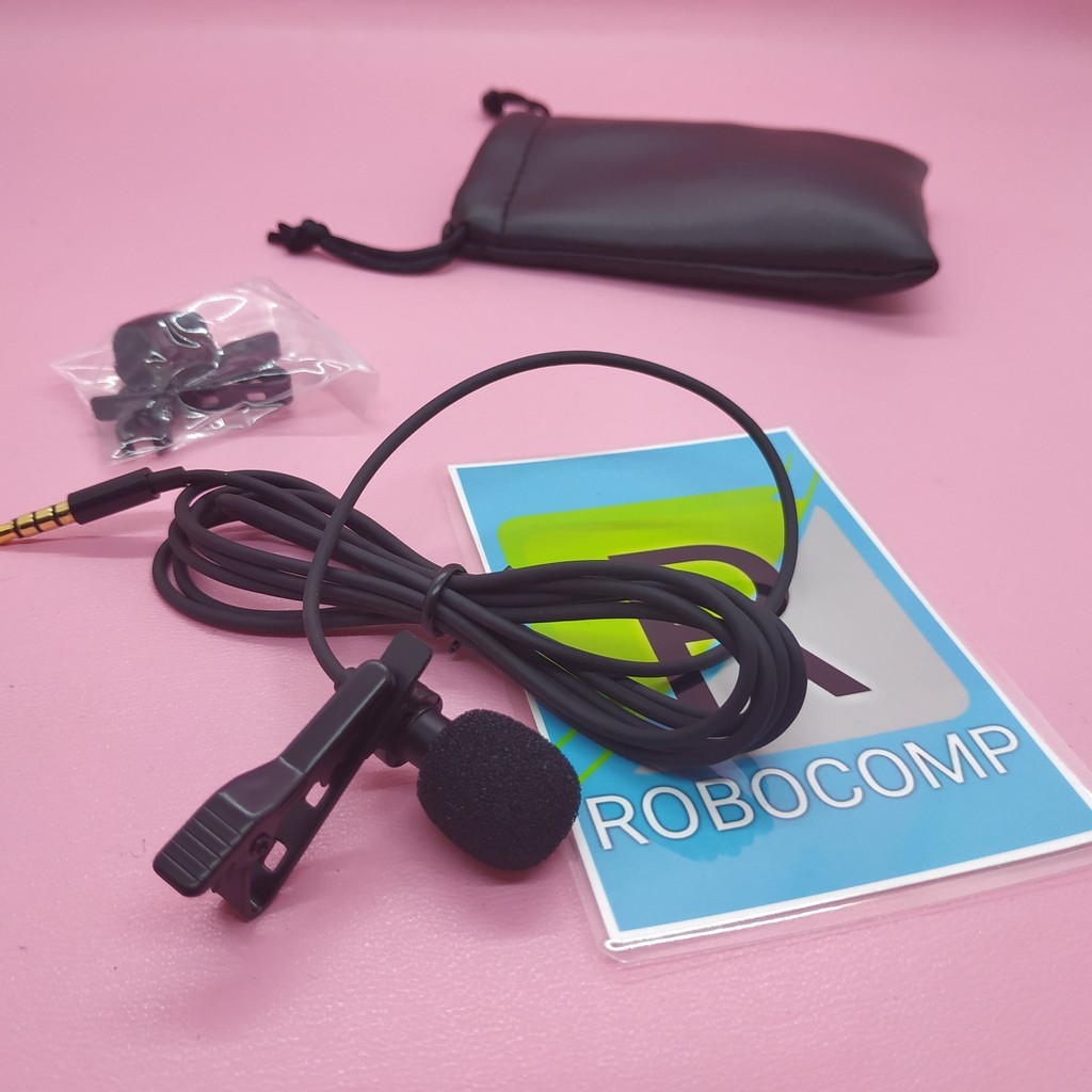 Deluxe 3.5mm Microphone with Clip for Smartphone / Laptop / Tablet PC - EY-510A