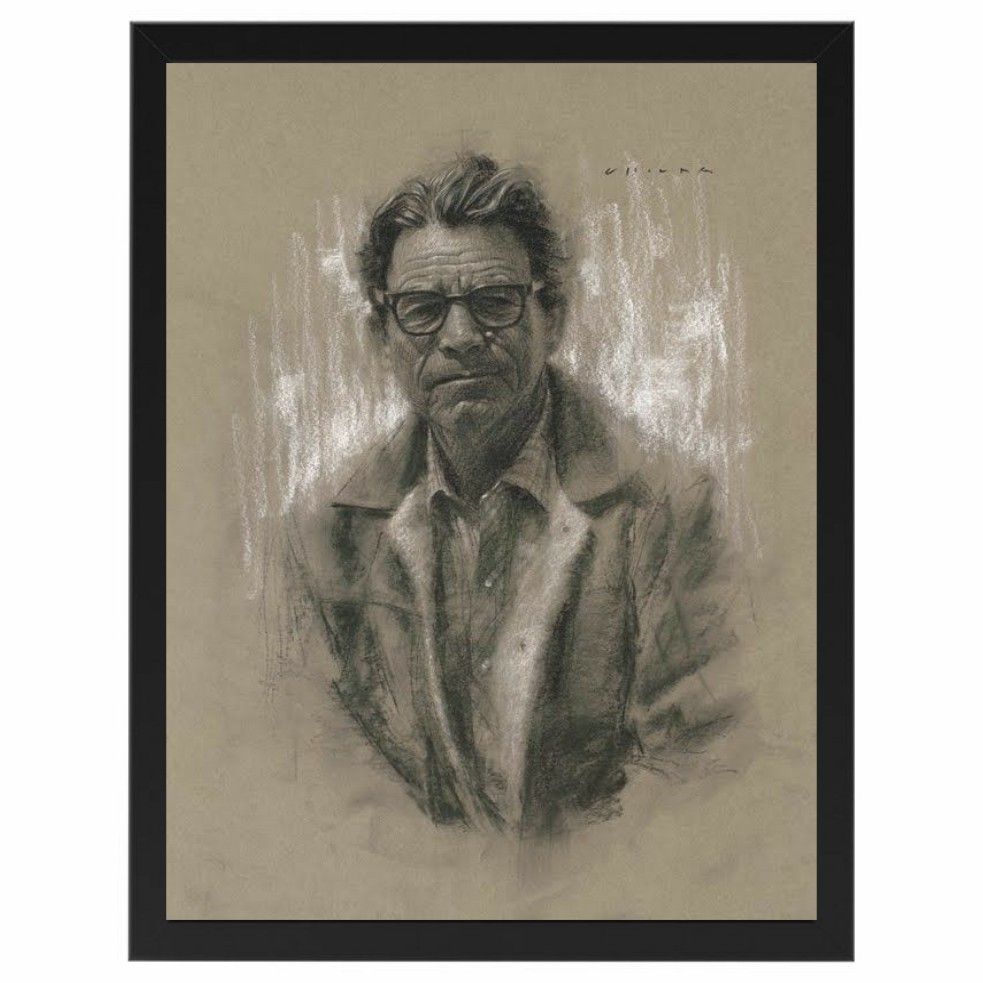 

sketsa wajah charcoal A3/sketsa wajah/kado/pajangan