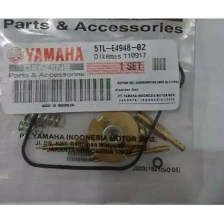 Repairkit Parkit Karburator Spuyer Pilot Jet Main Jet Original Yamaha Mio Mio Soul Fino Karbu Nouvo