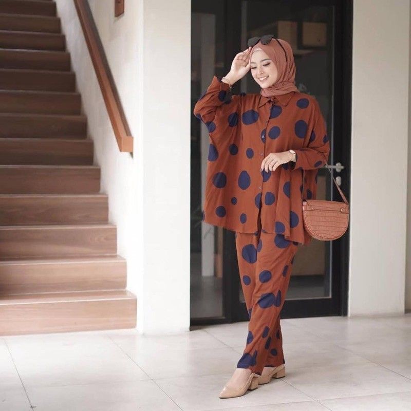 PROMO ONESET RAYON VISCOSE//SETELAN RAYON TRENDY TERLARIS//SETELAN PAJAMAS TERMURAH