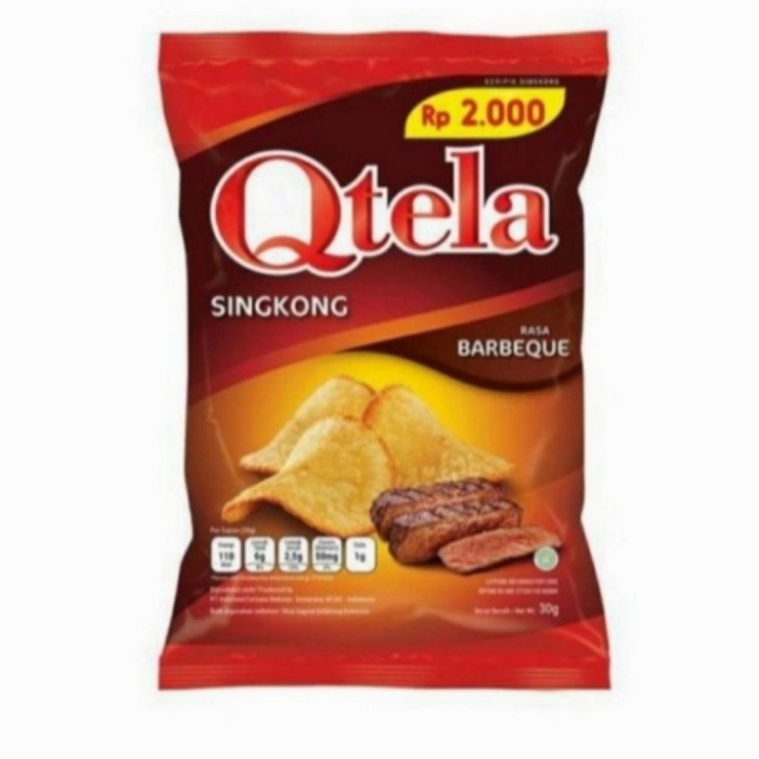 

Qtela singkong barbeque 30gr keripik makanan ringan harga grosir murah