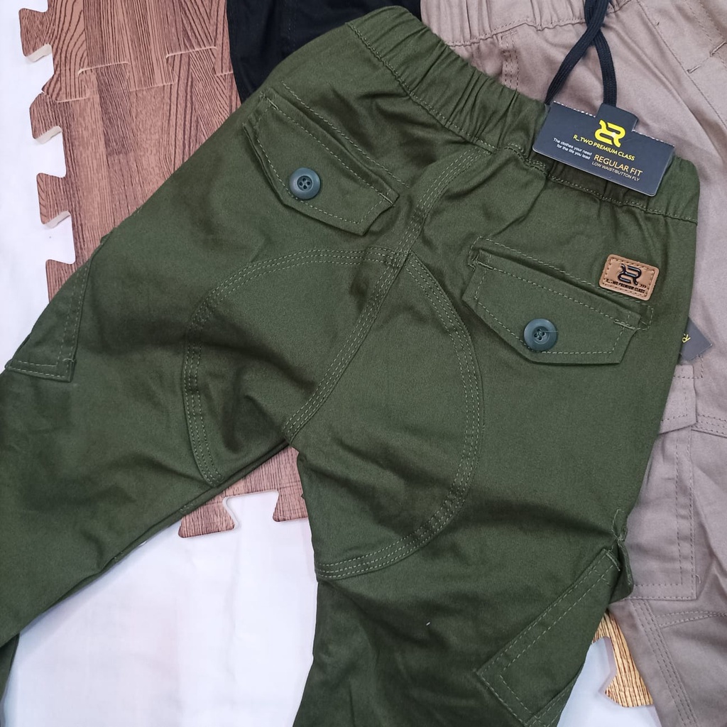 celana panjang joger cargo tactical anak laki laki