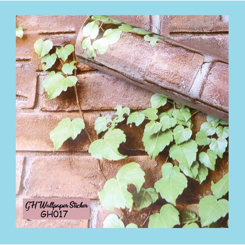 Wallpaper Dinding 3D - Wallstiker Aesthetic Stiker Dinding Kamar Tidur Ukuran 45Cm X10M GH-GH017
