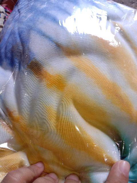 Pilih Warna Nirmala Gamis Kaos Pelangi Tiedye Batik Payung Jumbo Syari Termurah