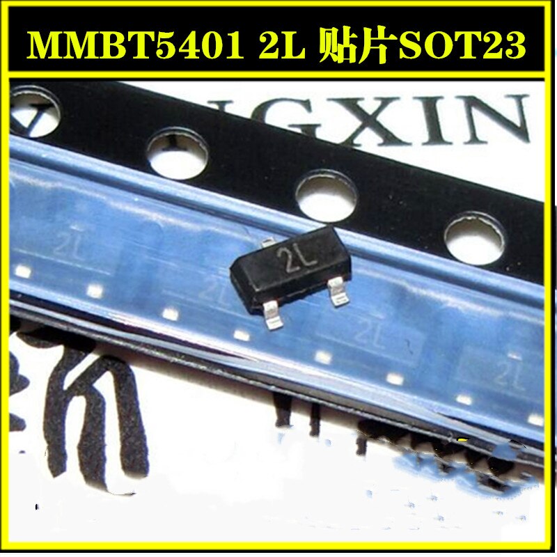 100pcs/lot 2N5401 2L MMBT5401 2L SOT23-3 SOT23 Transistor Bipolar - Transistor BJT PNP Baru original In Stock