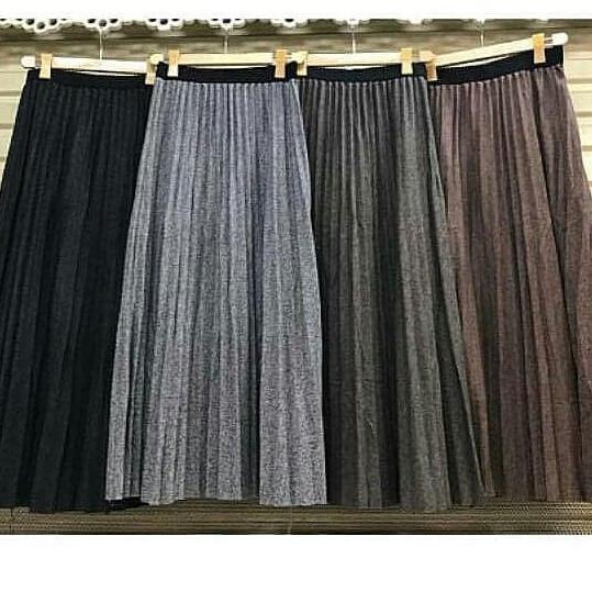 Rok zara panjang, rok zara woll import, rok zara ori, rok plisket