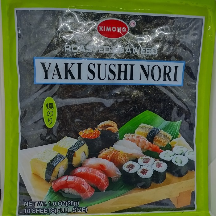 

KIMONO YAKI SUSHI NORI 28g / 10 sheet
