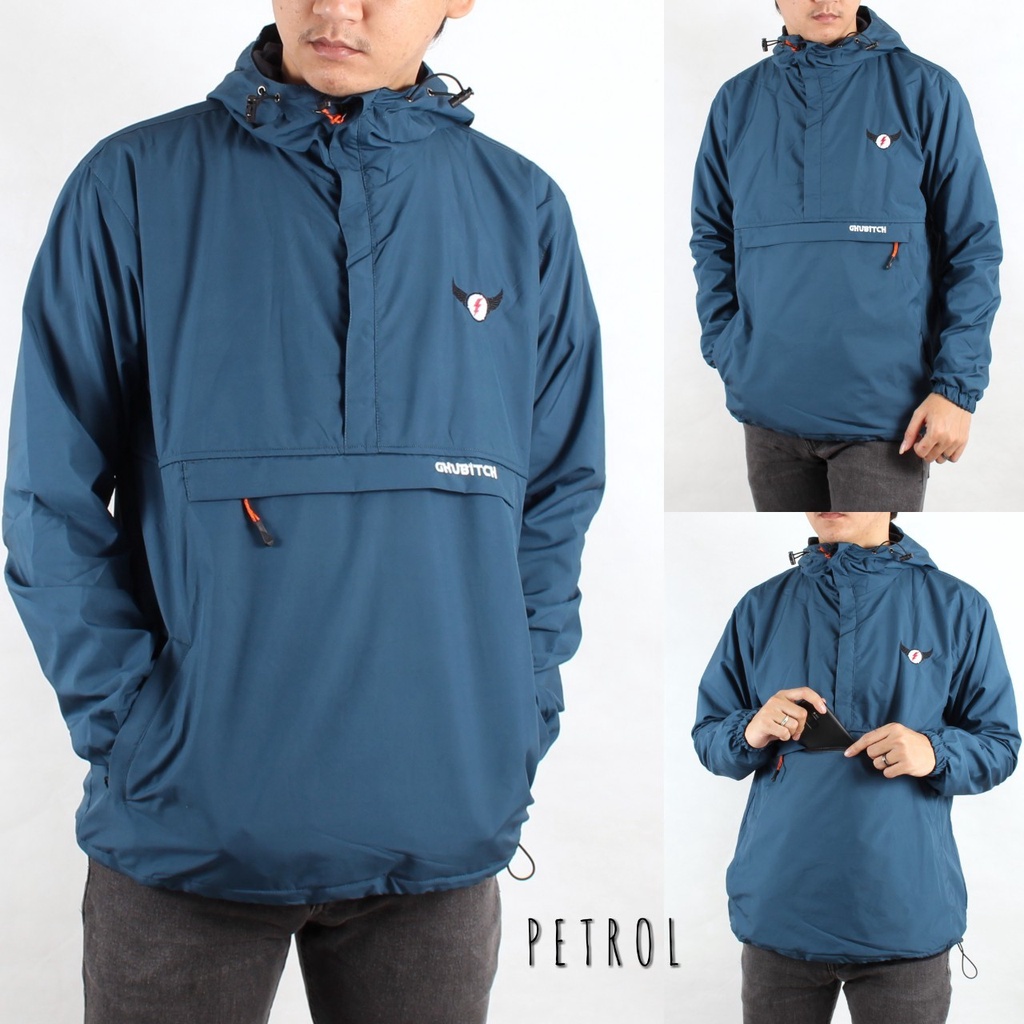 Jaket Cagoule Jumbo / Jaket JUmbo Pria / Jaket Taslan Waterfroop Size M,L,XL,XXL,XXXL