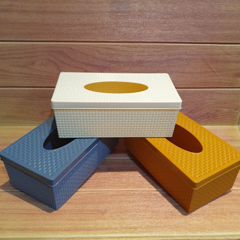 Tempat Tissue Rotan Panjang / Kotak Tissue / Tempat Tisu Murah