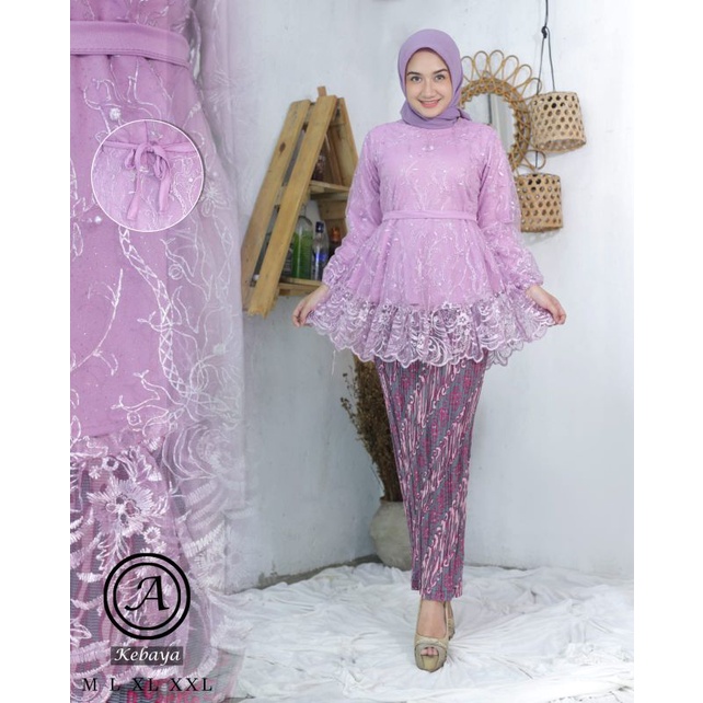 Sm COD / set kebaya lesti kejora / Blus lesti / kebaya pesta kondangan terbaru / kebaya kekinian
