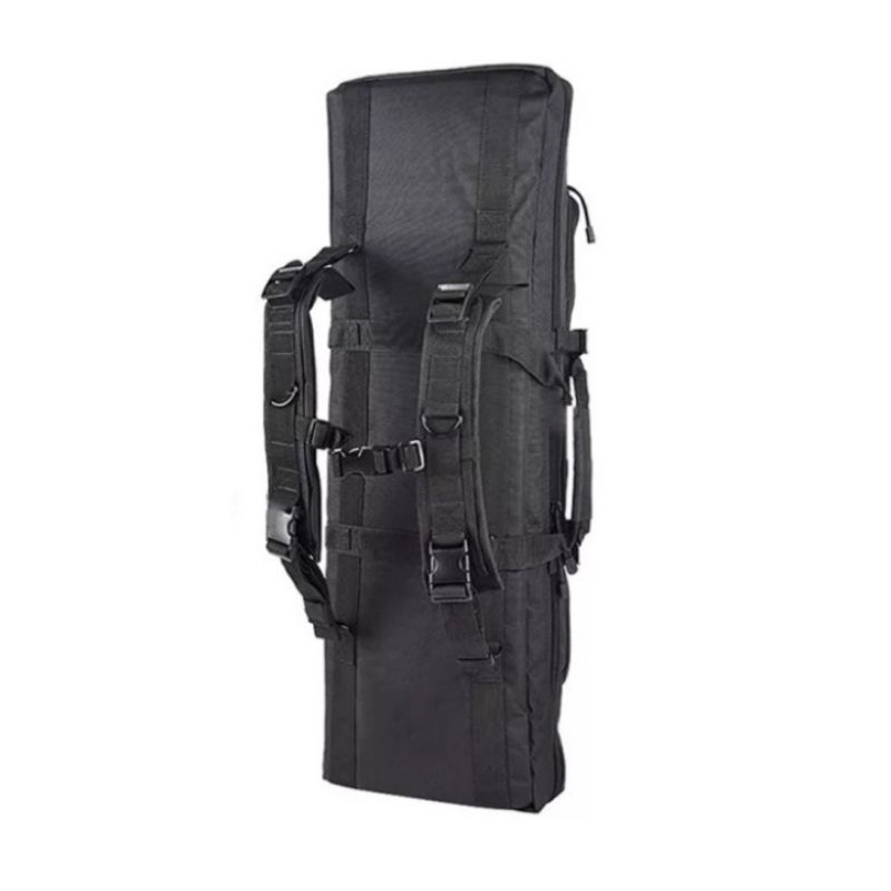 Tas senjata airsoft gun laras panjang/ gunbag 2 kompartemen 70cm- 120cm