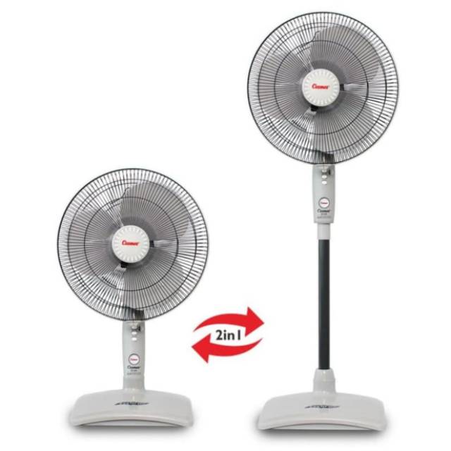 COSMOS Kipas Angin Berdiri/Stand Fan 2 in 1 16 Inch (16 ...