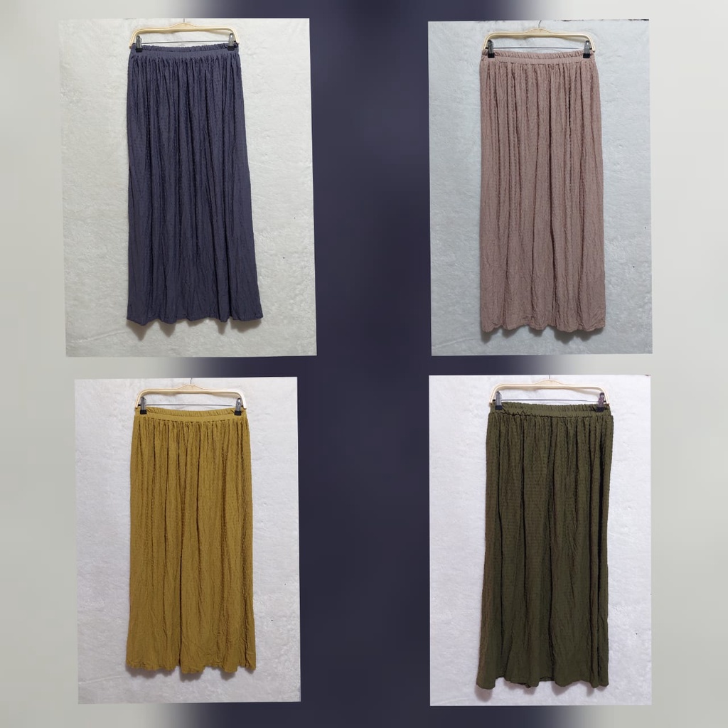 [ NEW D-127 ] Rok Plisket Semok/ Rok Muslim Terbaru/ Heyget Premium