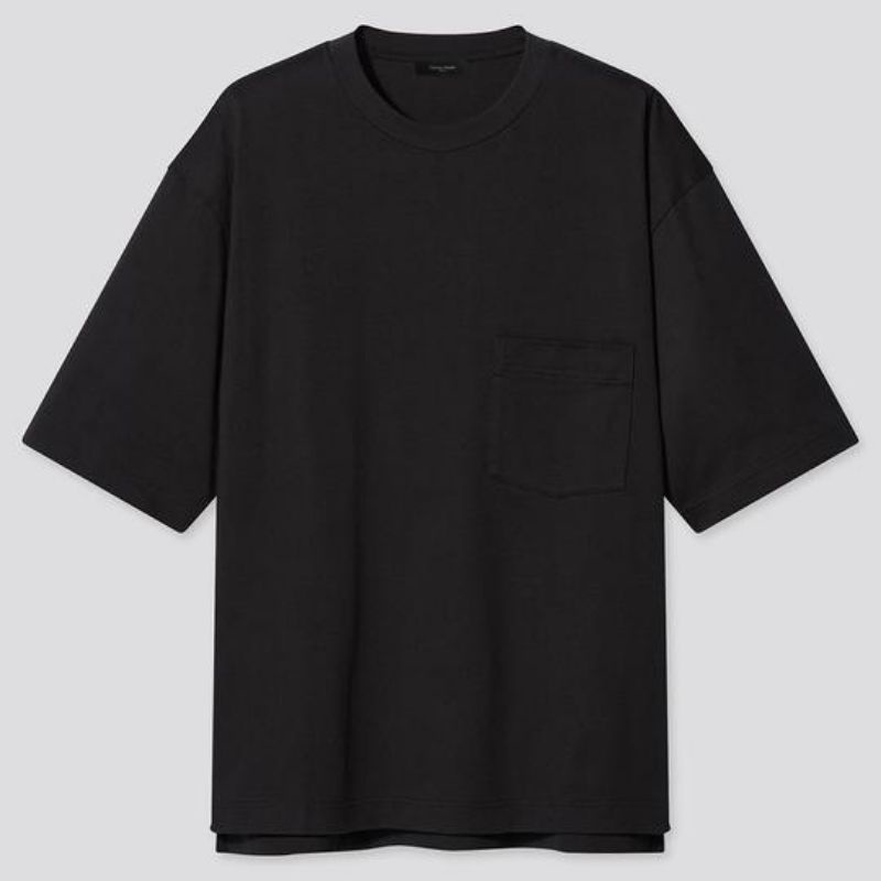 kaos oversize poket polos