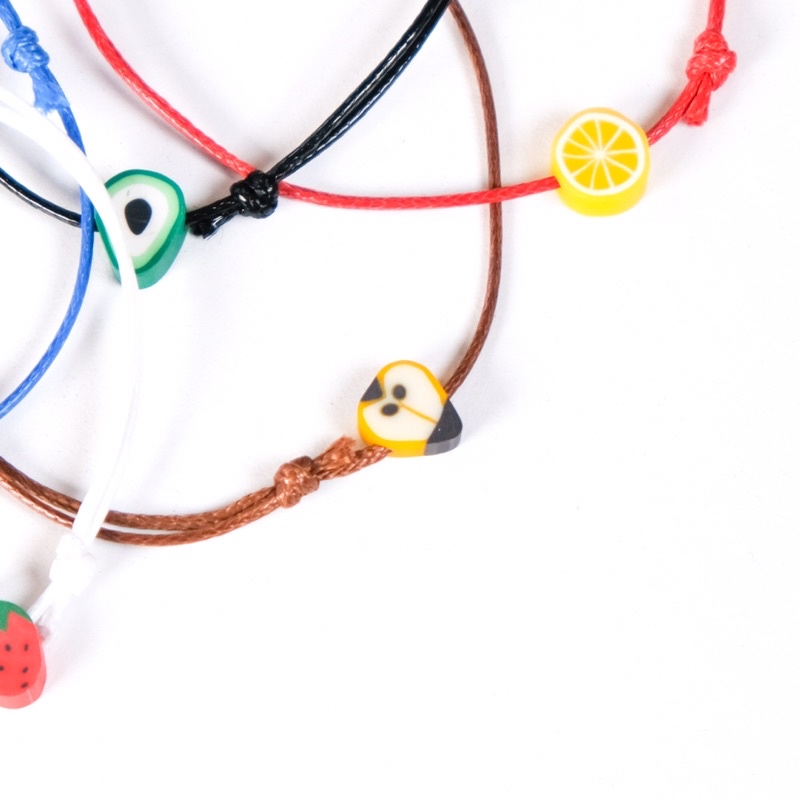 Gelang Kaki Tali Polos Lucu Aesthetic Pria Wanita