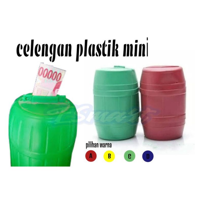 CELENGAN PLASTIK MINI MURAH!! TABUNGAN