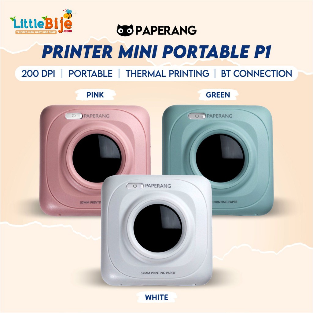 Paperang P1 Printer Foto Bluetooth Mini Portable