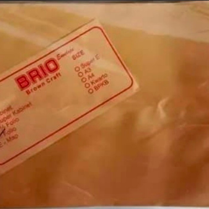 

Amplop Coklat F4/Folio BRIO