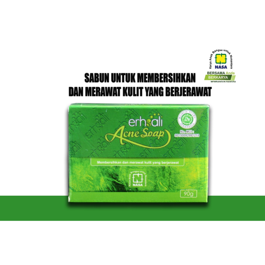 SABUN ANTI JERAWAT ERHSALI Anti Acne Soap NASA