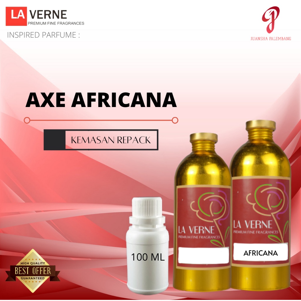 BIBIT PARFUM MURNI | AXE AFRICANA | LA VERNE | REPACK | 100ML