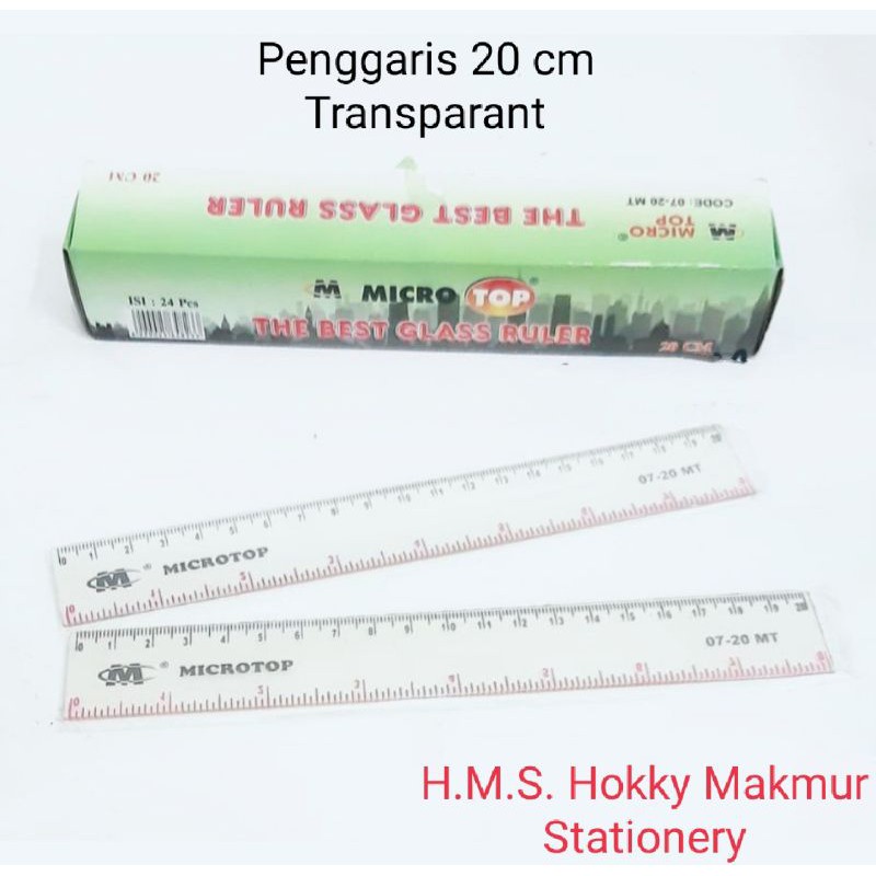 

Penggaris 20 Cm Transparant