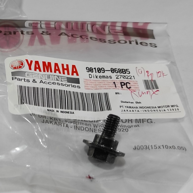 Baut Slebor Spakbor Belakang Yamaha XMax 250, NMax, Aerox 155 90109-068B5