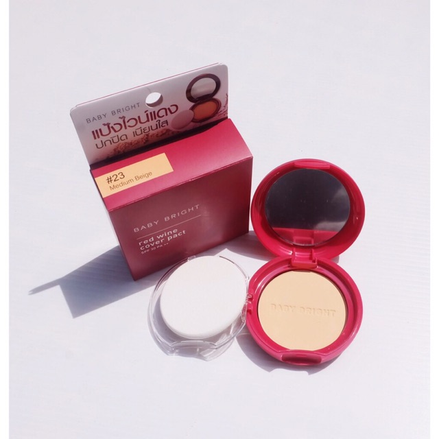 Baby Bright Bedak Red Wine Cover Pact Compact