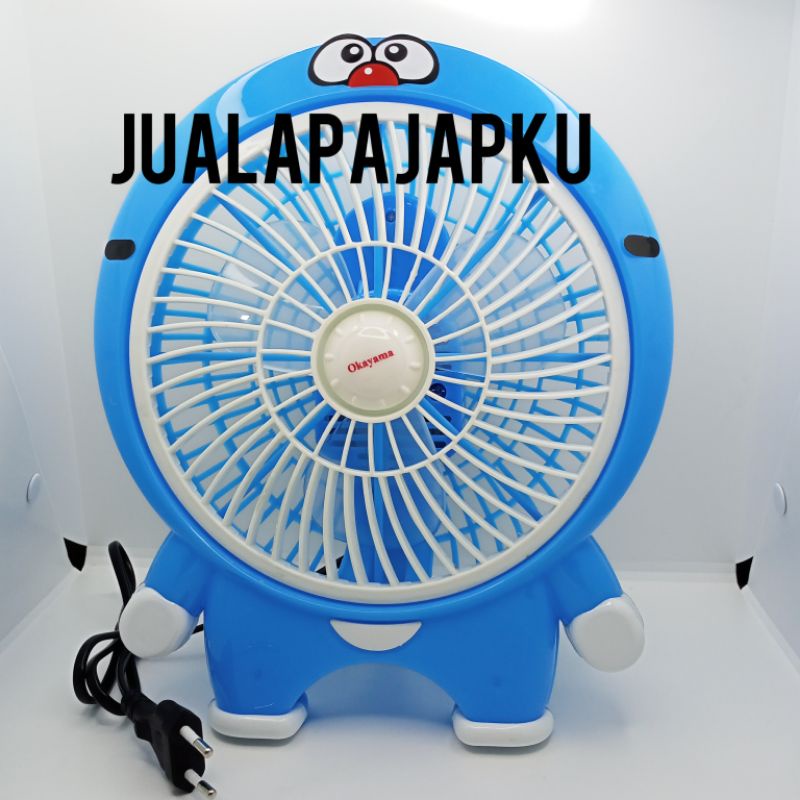 Kipas angin duduk Okayama Karakter 8 inch