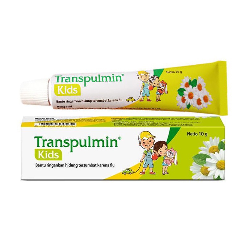 Transpulmin Kids Balsam - Membantu Meringankan Gejala Flu Pada Anak
