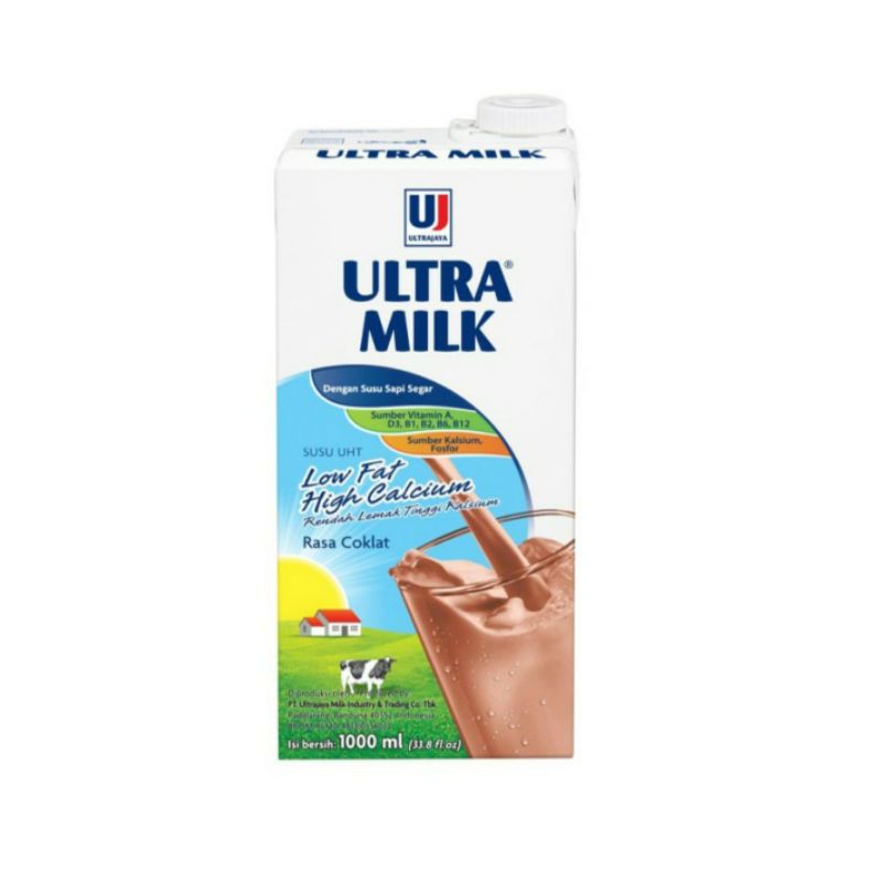 

SUSU ULTRA LOW FAT COKELAT 1 LITER