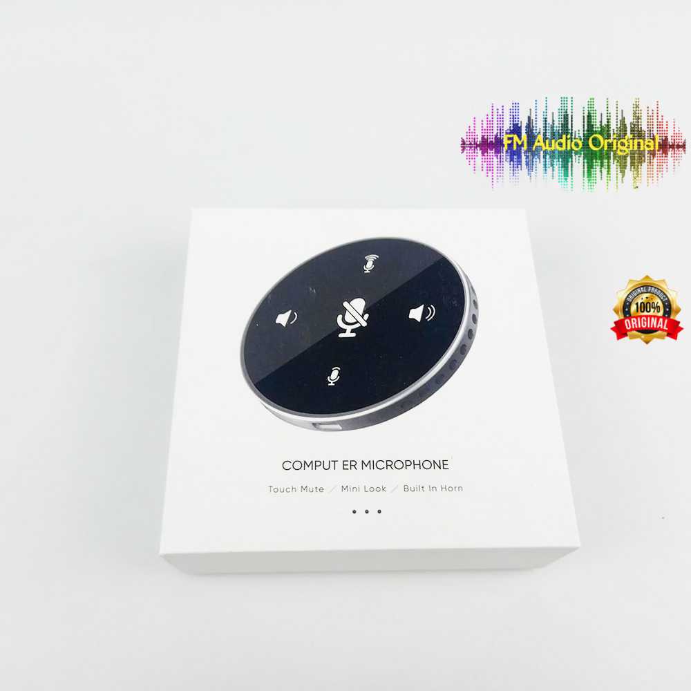 FM Audio Original / 360 Degree Microphone Table Conference Zoom Meeting Studio mic rapat / mic lapto