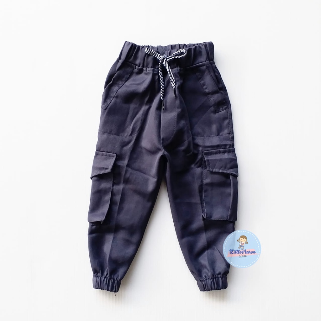 LittleAaron CELANA JOGER B PANJANG KEMPOL TALI celana pants anak laki premium