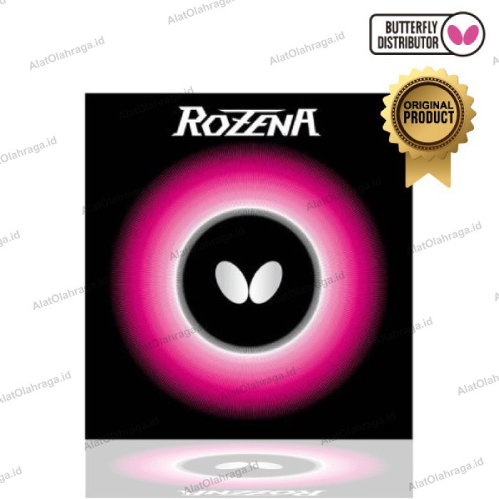 Karet Tenis Meja Butterfly Rozena 2.1mm - Hitam