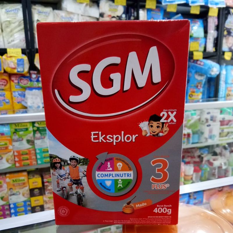 SGM EKSPLOR COMPLINUTRI 3+ MADU 150GR, MADU/VANILA/COKLAT 400GR