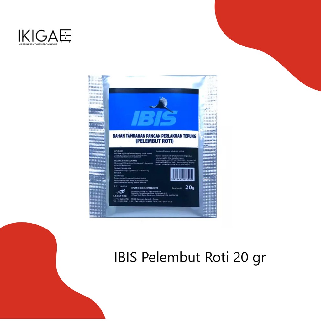 IBIS @BLUE TEPUNG PELEMBUT ROTI 20 GR