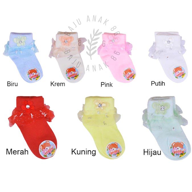 Kaos Kaki Bayi Renda Mity - 022.4280