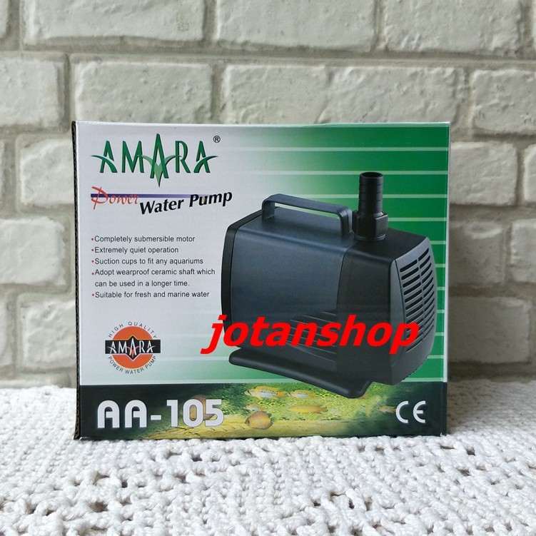 AMARA AA 105 AA105  Pompa Air Celup Kolam Hidroponik Aquarium Aquascape